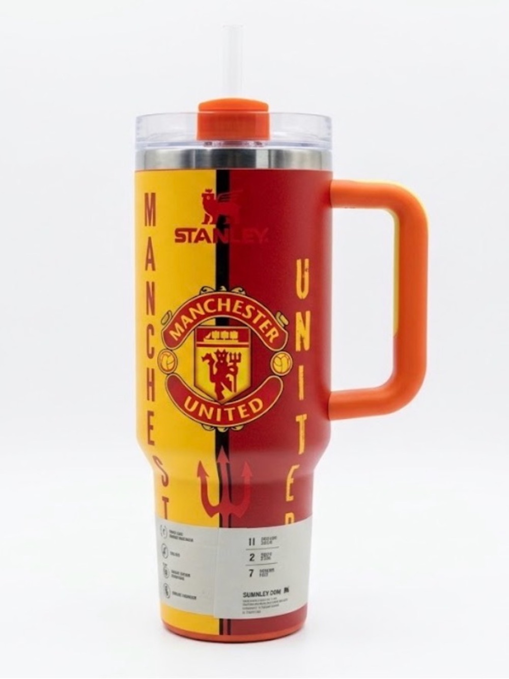 Stanley Manchester United Travel Tumbler - Red & Orange